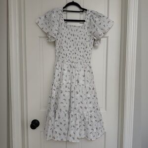 Ivy City Co White Floral Mini Dress